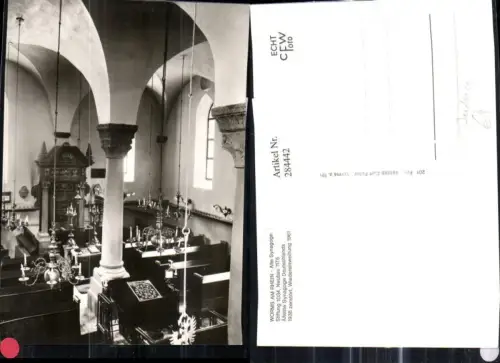 284442,Foto Ak Worms a. Rhein Alte Synagoge