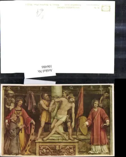 106486,Künstler Ak Bernardino Luini La Flagellazione Religion