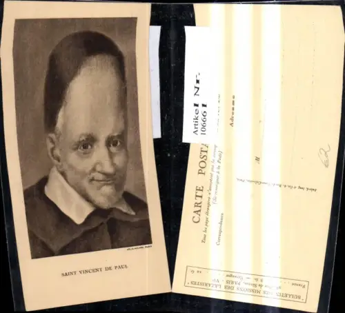106661,Künstler Ak Helio Aulard Saint Vincent de Paul Religion