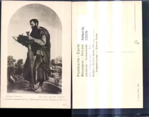 123270,Künstler Ak Stefano Cernoto Der Heil. Apostel Paulus Religion