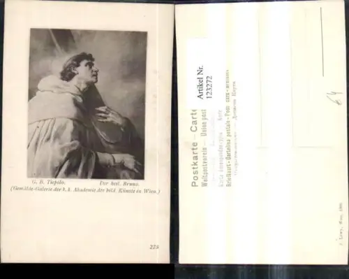 123272,Künstler Ak G. B. Tiepolo Der Heilige Bruno Religion