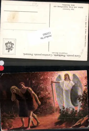 123503,Theo Stroefer 853 Altes Testament Adam Eva Paradies Engel