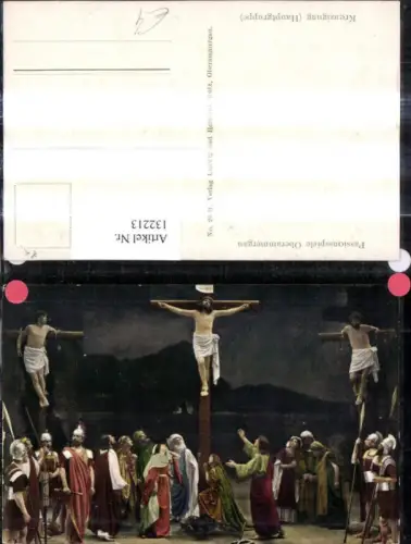 132213,Passionsspiele Oberammergau Kreuzigung Hauptgruppe Religion