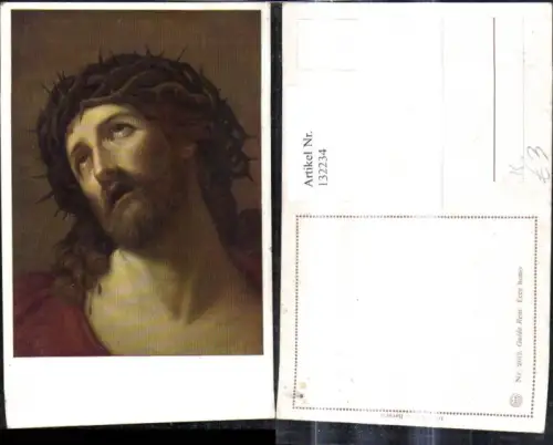 132234,Künstler Ak Guido Reni Ecce homo Jesus m. Dornenkrone Religion