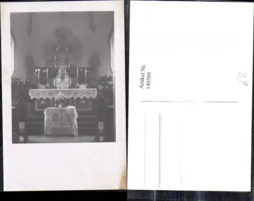 140589,Foto Ak Altar Kirche Innenansicht Religion