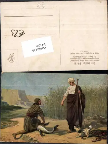 143031,Heilige Schrift Altes testament Tobias und der Engel Robert Leinweber