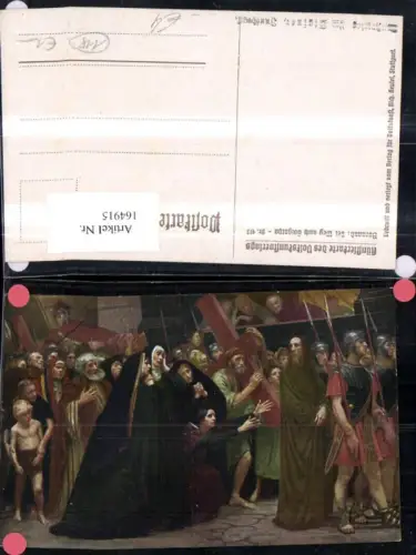 164915,Religion Jesus Christus Der Weg n. Golgatha Kreuz