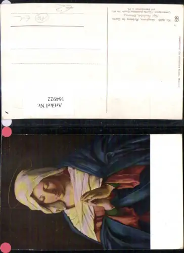 164922,Religion Madonna i. Gebet