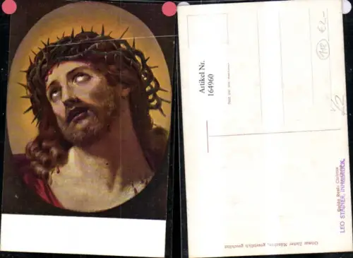 164960,Religion Jesus Christus m. Dornenkrone pub Leo Steiner