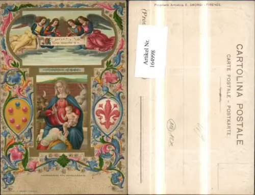 164998,Religion Präge Ak Hl. Maria Jesus Christus