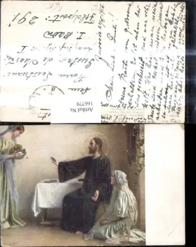 166779,Künstler Ak Josef Köpf Christus u. d. Frauen Religion