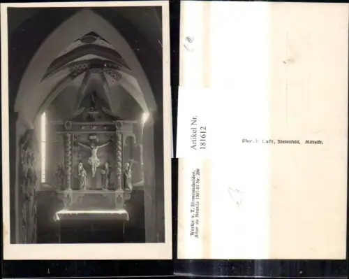 181612,Foto Ak Altar zu Neusitz Kirche Innen Werke v. T. Riemenschneider Religion