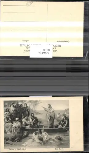 201180,Saeden er Guds Ord Jesus Leute Menschen Boot Religion Luc. 8, 11