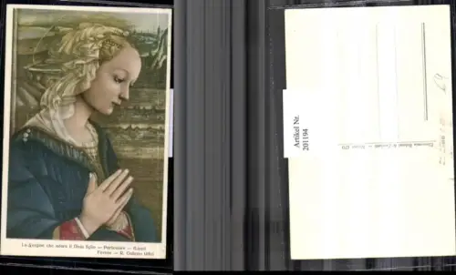 201194,La Vergine che adora il Divin figlio Particolare b. Beten Religion