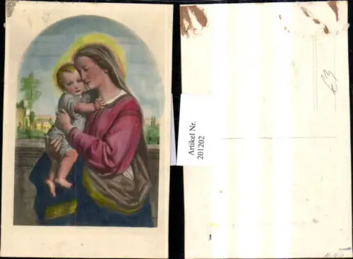 201202,Religion Madonna Maria m. d. Kinde