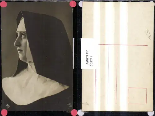 201217,Religion Nonne Portrait
