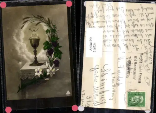 216734,Kelch IHS Blumen Getreide Wolke Religion
