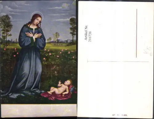 216738,Künstler Ak Heilige Kind Heiligenschein Religion pub KJM 11003