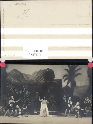 217469,Religion Scene a. d. Passionsspiele Oberammergau 1900 Auferstehung