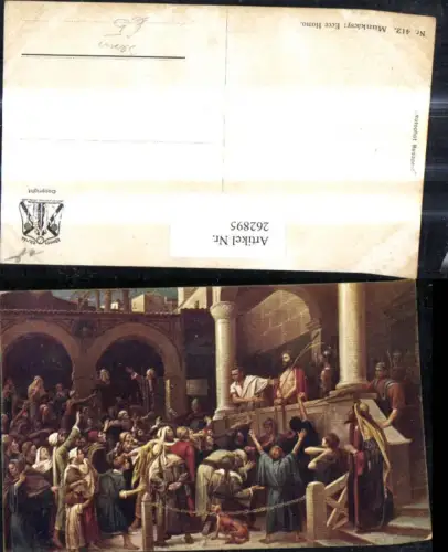 262895,Künstler Ak Munkacsy Ecco Homo Jesus Religion