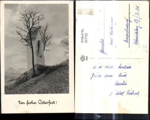 267728,Foto Ak Religion Kapelle Landschaft