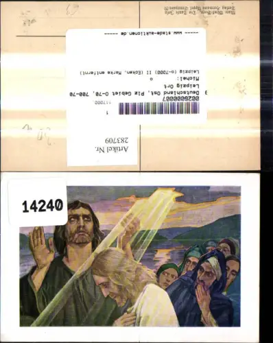 283709,Künstler Ak Mate Mink-Born Die Taufe Jesu Jesus Christus Religion