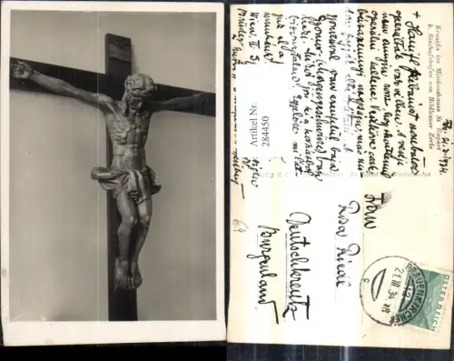 284450,Foto Ak Religion Jesuskreuz Kreuz Kreuzigung Kruzifix St Rupert b. Bischofshofen