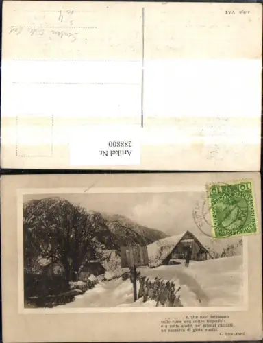 288800,Religion Marterl Wegkreuz Winterlandschaft Stempel Scutari Shkodra Österreichische Post