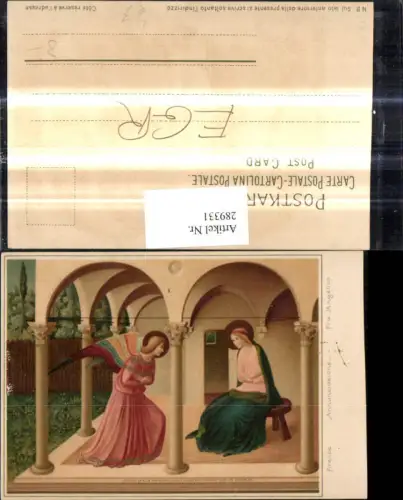 289331,Künstler Litho Angelico Engel Frau Heiligenschein Religion