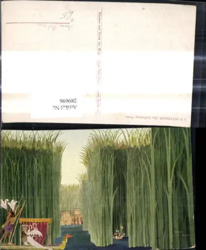 289696,Künstler Ak P. Rittinger Die Auffindung Moses Religion