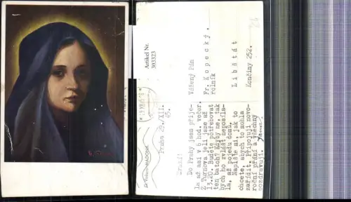 303323,Künstler Ak G. Vasura Madona Madonna Religion