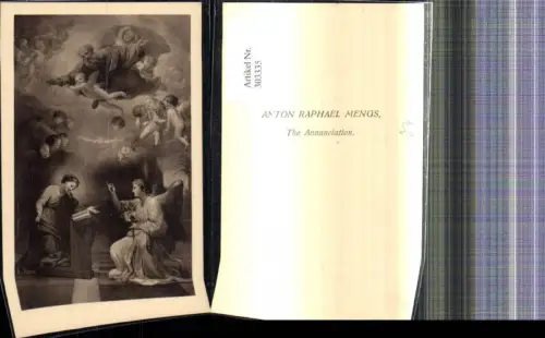 303335,Künstler Ak Anton Raphael Mengs The Annunciation Engel Lesen Religion