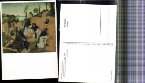 303340,Künstler Ak Jörg Breu d. Ältere Der heilige Bernhard betet um gute Ernte Religion