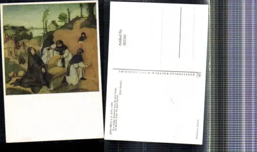 303341,Künstler Ak Jörg Breu d. Ältere Der heilige Bernhard betet um gute Ernte Religion