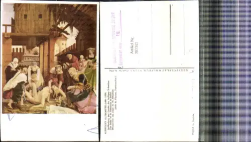303343,Künstler Ak Albrecht Altdorfer Auffindung der Leiche des hl. Sebastian Religion