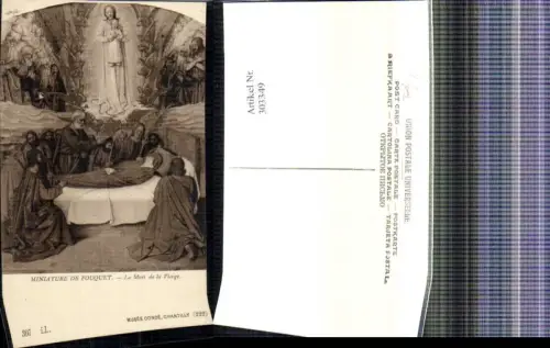 303349,Künstler Ak La Mort de la Vierge Jungfrau a. Totenbett Tod Religion
