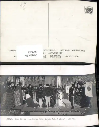 329258,Künstler Ak M. Boutet de Monvel Le Sacre de Reims Religion