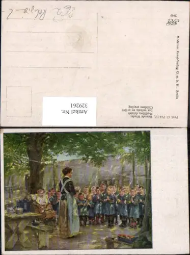329261,Künstler Ak O. Plitz Betende Kinder Religion
