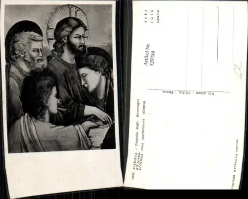 329284,Foto Ak Padova Cappella degli Scrovegni all Arena L Ultima Cena Religion