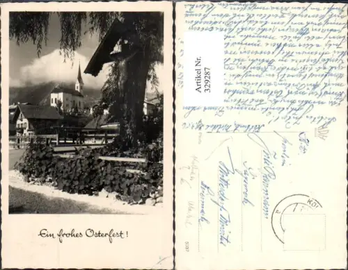 329287,Foto Ak Kolbnitz Mölltal Kirche Marterl Ostern Religion