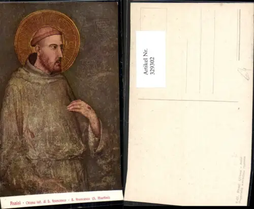 329302,Künstler Ak S. Francesco S. Martinie Assisi Heiliger Religion