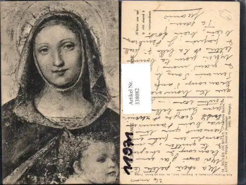 338082,Künstler Ak Luini Vierge Saint et Donateur Religion