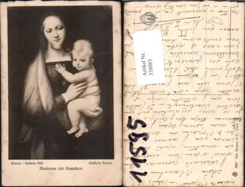 338083,Künstler Ak Raffaello Sanzio Madonna del Granduca Religion