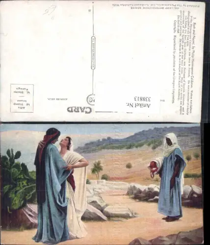 338813,Künstler Ak Philip Hermogenes Calderon Ruth u. Naomi Religion