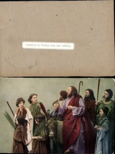 339447,Religion Passionsspiele Oberammergau Gruppe a. d. Einzug in Jerusalem