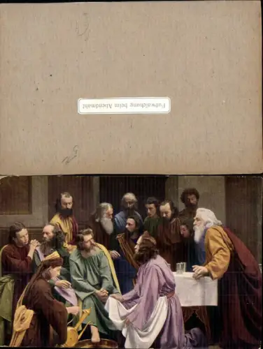 339449,Religion Passionsspiele Oberammergau Fußwaschung b. Abendmahl