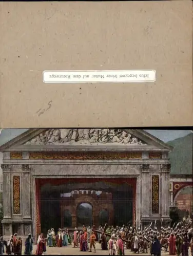 339452,Religion Passionsspiele Oberammergau Jesus begegnet seiner Mutter a. d. Kreuzwege
