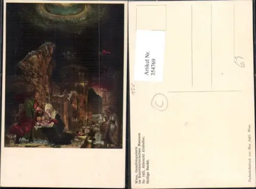 354769,Künstler Ak Albrecht Altdorfer Heilige Nacht Religion