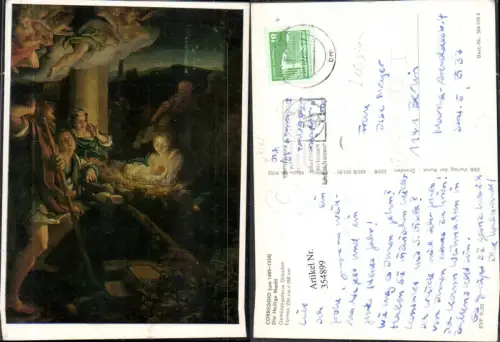 354899,Künstler Ak Correggio Die Heilige Nacht Religion