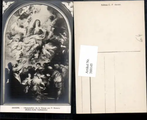 380145,Künstler Ak Peter Paul Rubens L Assoption de la Vierge Anvers Religion